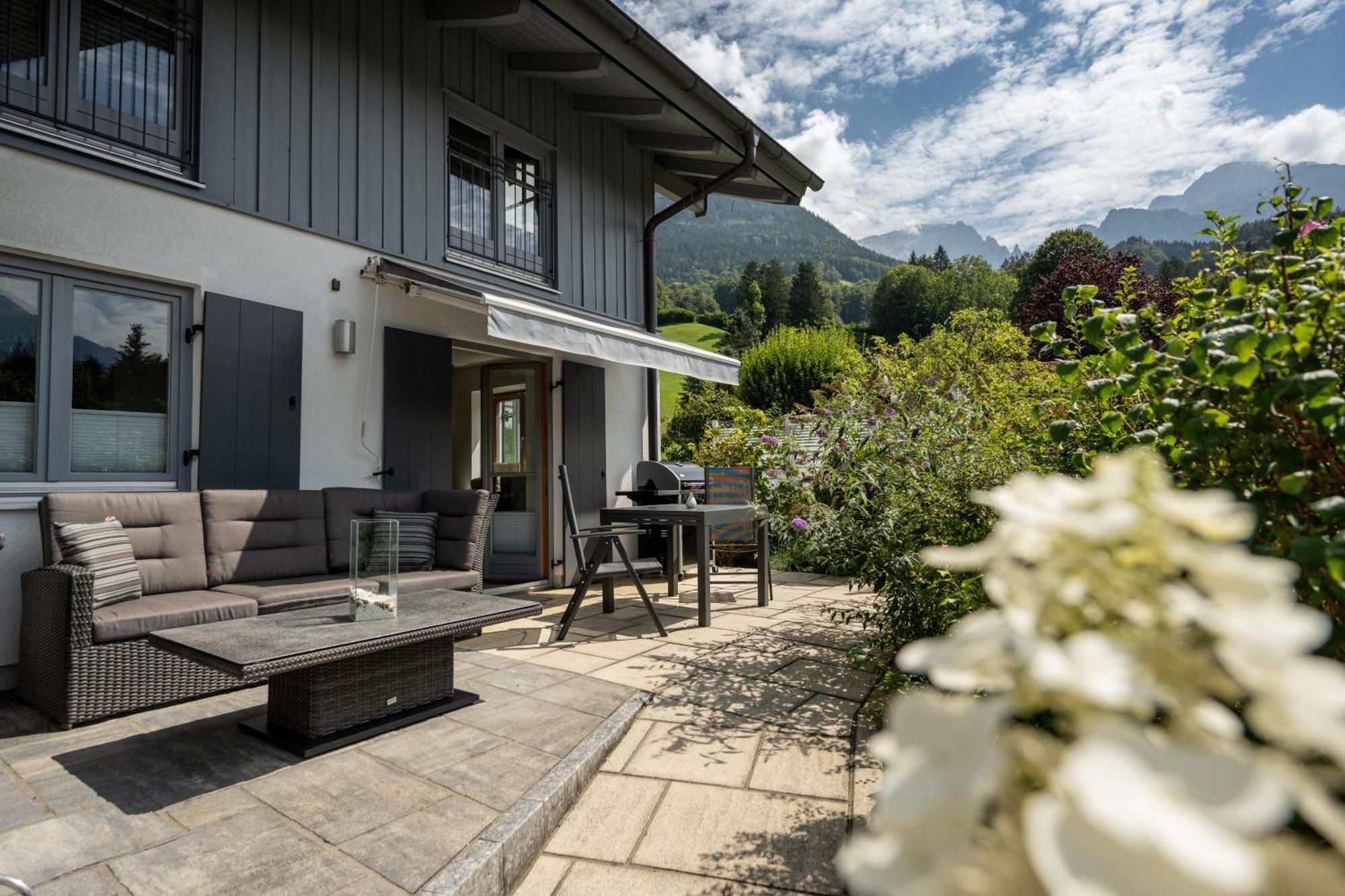 Ferienwohnung Marianne Bergpanorama Fuer Paare 60Qm Berchtesgaden Exterior foto